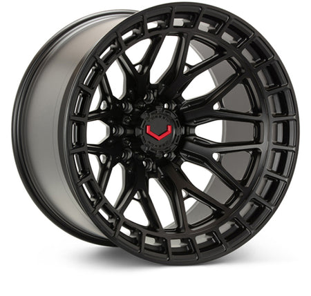 Vossen LCX-02 24x12 - 8x180 - ET44 - Ultra Deep - 124.3 - Satin Black Wheel