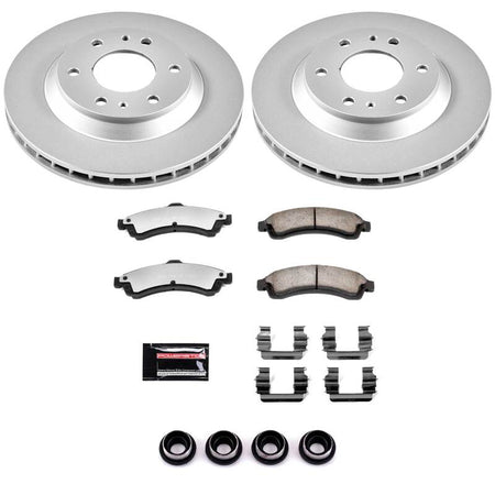 Power Stop 04-05 Buick Rainier Front Z36 Coated Truck & Tow Brake Kit