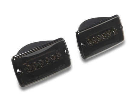 Raxiom 97-06 Jeep Wrangler TJ Axial Series LED Sequential Cornering Lights- Smoked