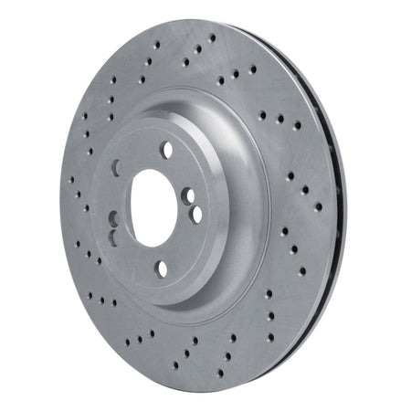 DFC 15-20 BMW M2 Left Rear Drilled Brake Rotor