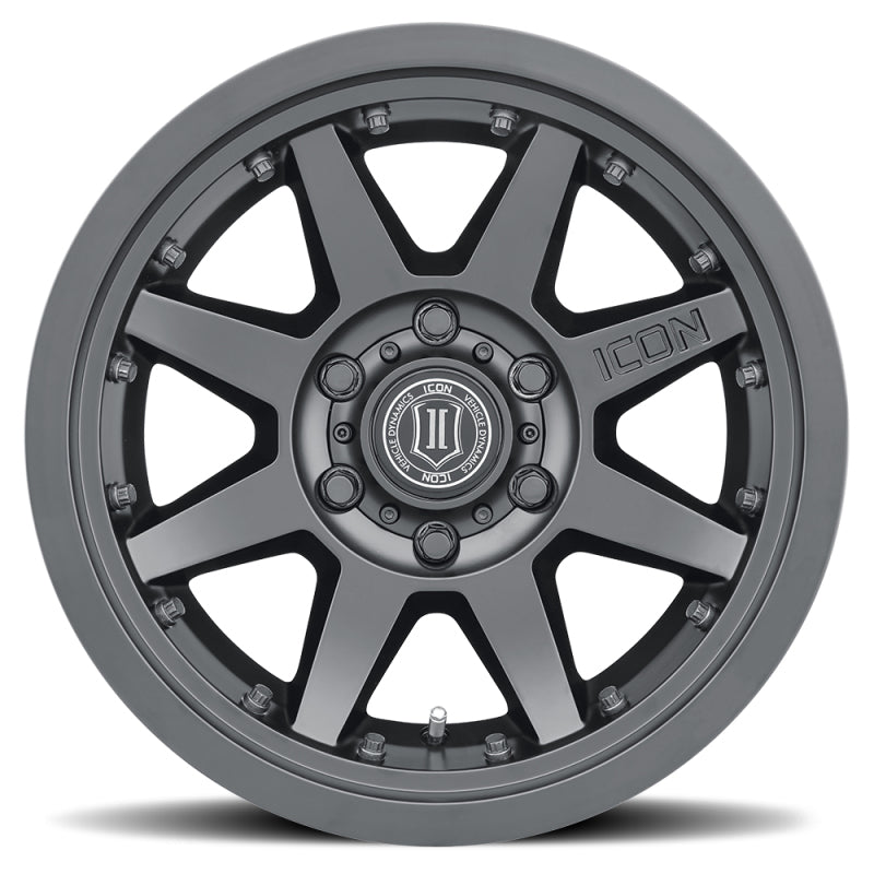 ICON Rebound Pro 17x8.5 / 5x5.5 / 0mm / 4.75in BS Satin Black Wheel