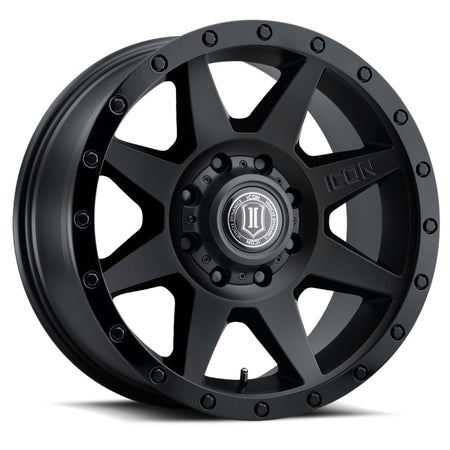 ICON Rebound HD 18x9 / 8x180 / 12mm / 5.5in BS Double Black Wheel