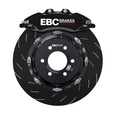 EBC Racing 00-06 BMW M3 (E46) Black Apollo-6 Calipers 355mm Rotors Front Big Brake Kit
