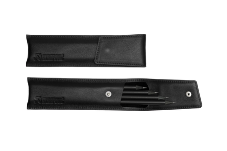 Akrapovic Leather Pencil Case - Black