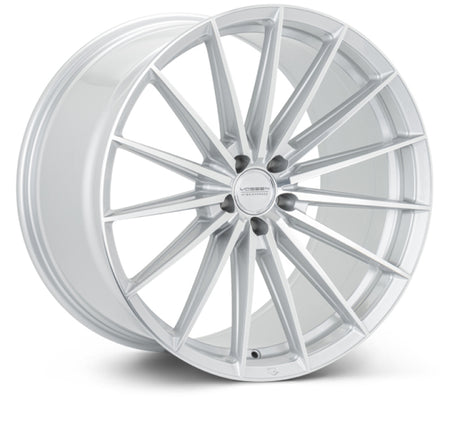Vossen HFX-4 20x11 - 5x115 - ET-6 - Super Deep - 71.5 - Silver Polished Wheel