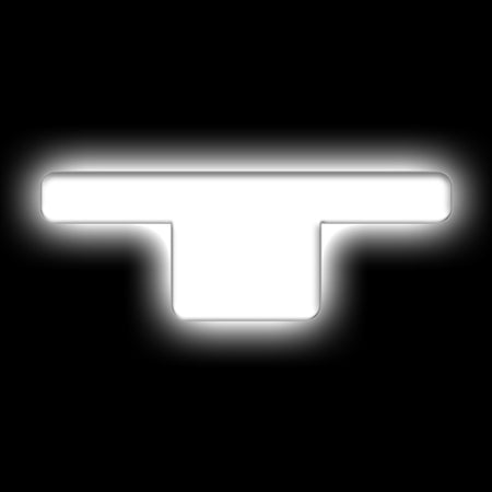 ORACLE Lighting Universal Illuminated LED Letter Badges - Matte Wht Surface Finish - T
