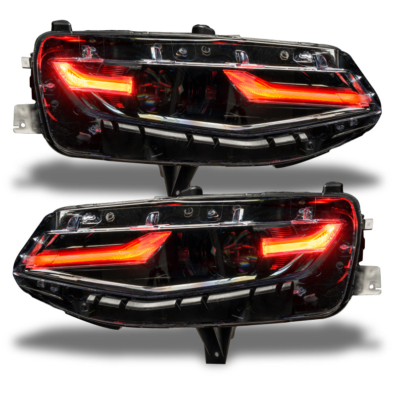 Oracle 19-21 Chevy Camaro LS/LT RGB+A Headlight DRL Kit - ColorSHIFT w/o Controller