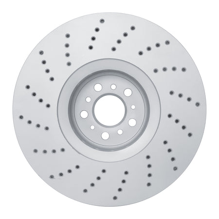 DFC 20-25 BMW X6 Right Front Drilled GeoSPEC Coated Rotor