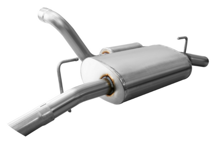 Corsa 2018-2025 Jeep Wrangler JL 2.5in Dual Rear Turn Down Exit Touring Axle-Back Exhaust
