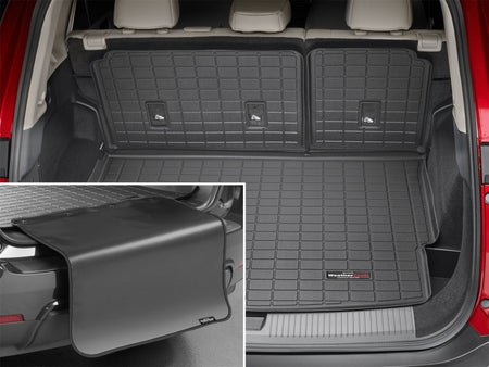 WeatherTech 21-23 Nissan Rogue Cargo With Bumper Protector - Black