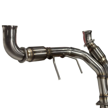 Kooks 21-26 Ford F150 5.0L 3in ULTRA GREEN Catted SS Y-Pipe (To OEM Conn.) Kooks HDR Required