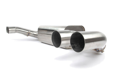 Dinan 20-25 BMW X3 M/X4 M (F97/F98) Free Flow Axleback Exhaust System - Black Tips
