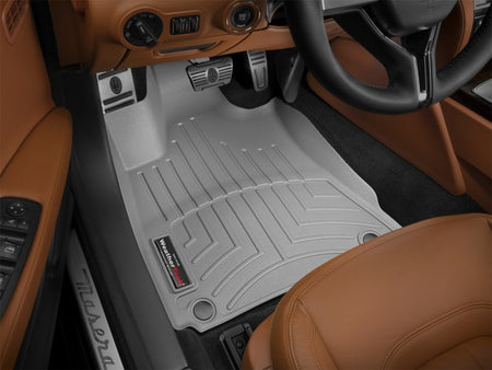 WeatherTech 2016+ Maserati Quattroporte (AWD) Front FloorLiner - Grey