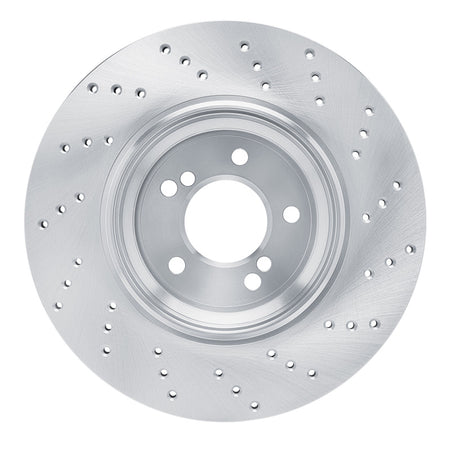 DFC 08-13 BMW M3 Left Rear Drilled Brake Rotor