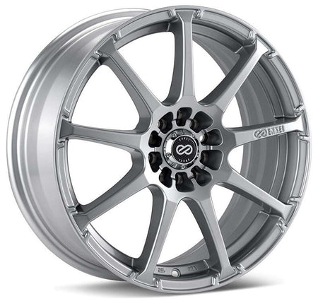 Enkei EDR9 16x7 5x100/114.3 45mm offset 72.6 Bore Diameter Silver Wheel
