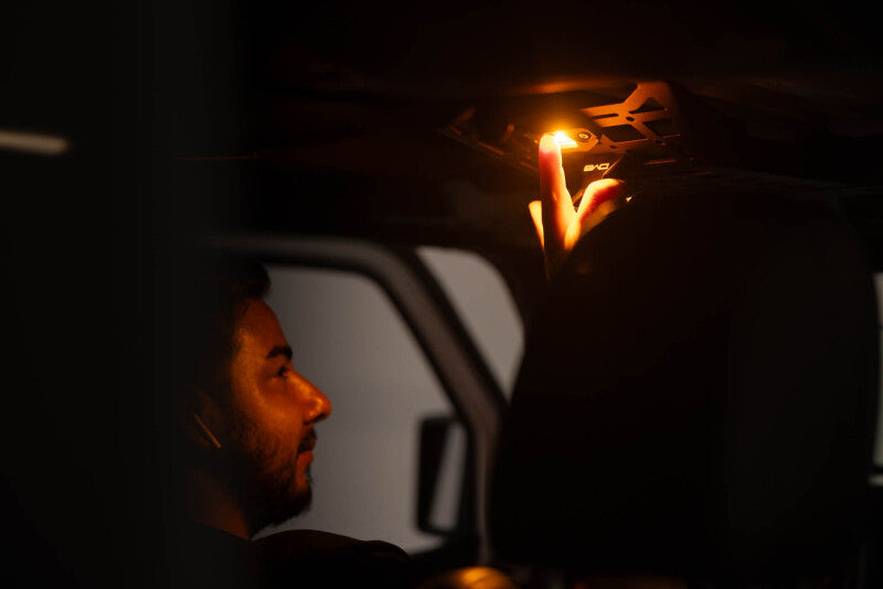 DV8 Offroad Elite Push Button Dome Light - White/Amber