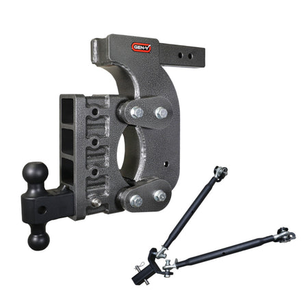 Gen-Y The Boss Torsion-Flex 2.5in Receiver 15in Drop Hitch w/GH-061 Dual-Ball/Stabilizer Kit