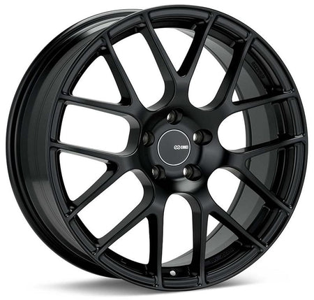 Enkei Raijin 19x8.5 38mm Offset 5x120 Bolt Pattern 72.6 Hub Bore Black Wheel