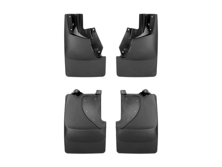 WeatherTech 22-24 Ford Bronco Raptor (No Sport) No Drill Front & Rear MudFlaps - Black