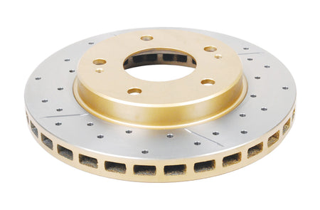 DBA 95-05 Chrysler Sebring Rear Rotor Front Street Series Drilled & Slotted Rotor w/Gold Hat