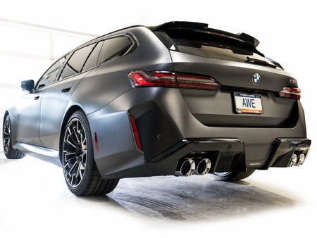 AWE Tuning BMW G90/G99 M5 Touring Edition Cat-Back Exhaust - Chrome Silver Tips