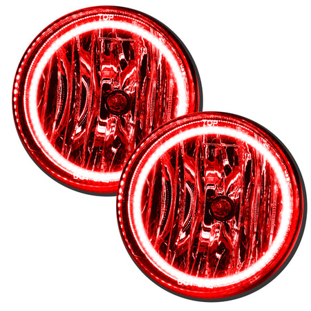 Oracle Lighting 07-14 GMC Sierra Pre-Assembled LED Halo Fog Lights -Red