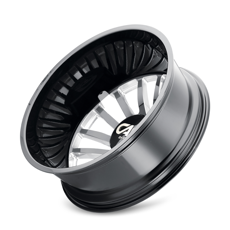Cali Off-Road 9110D Summit Dually 22x8.25 / 8x165.1 BP / -232mm OS / 121.3mm Hub Gls Blk Mill Wheel