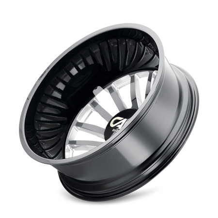 Cali Off-Road 9110D Summit Dually 22x8.25 / 8x165.1 BP / -232mm OS / 121.3mm Hub Gls Blk Mill Wheel