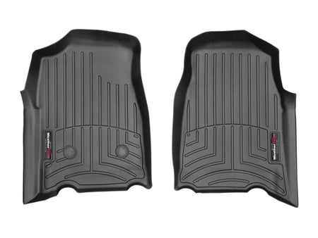 WeatherTech 04+ GMC Canyon Ext Cab Front FloorLiner - Black