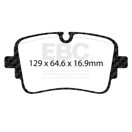 EBC 2020+ Audi A8 Quattro (D5) 3.0TT Yellowstuff Rear Brake Pads