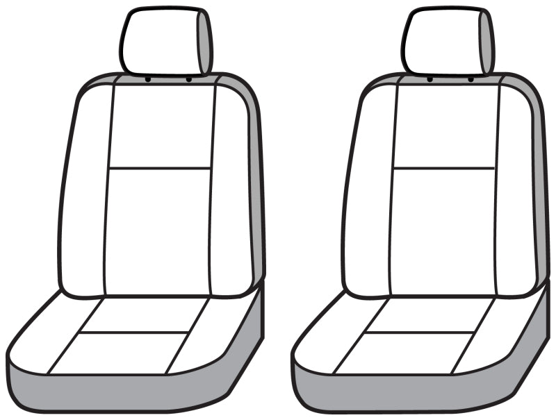 Covercraft 21-25 Ford F150 Carhartt Super Dux SeatSaver Front Row Custom Seat Cover - Gravel