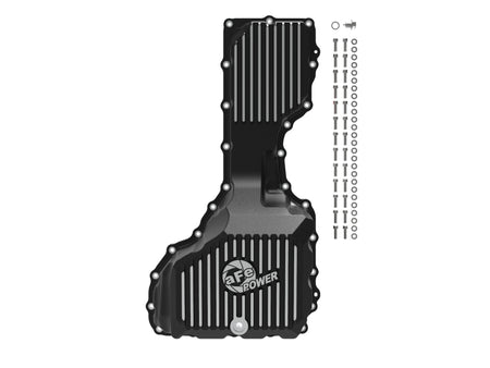 aFe 20-25 GM Diesel V8-6.6L L5P Engine Oil Pan w/ Machined Fins