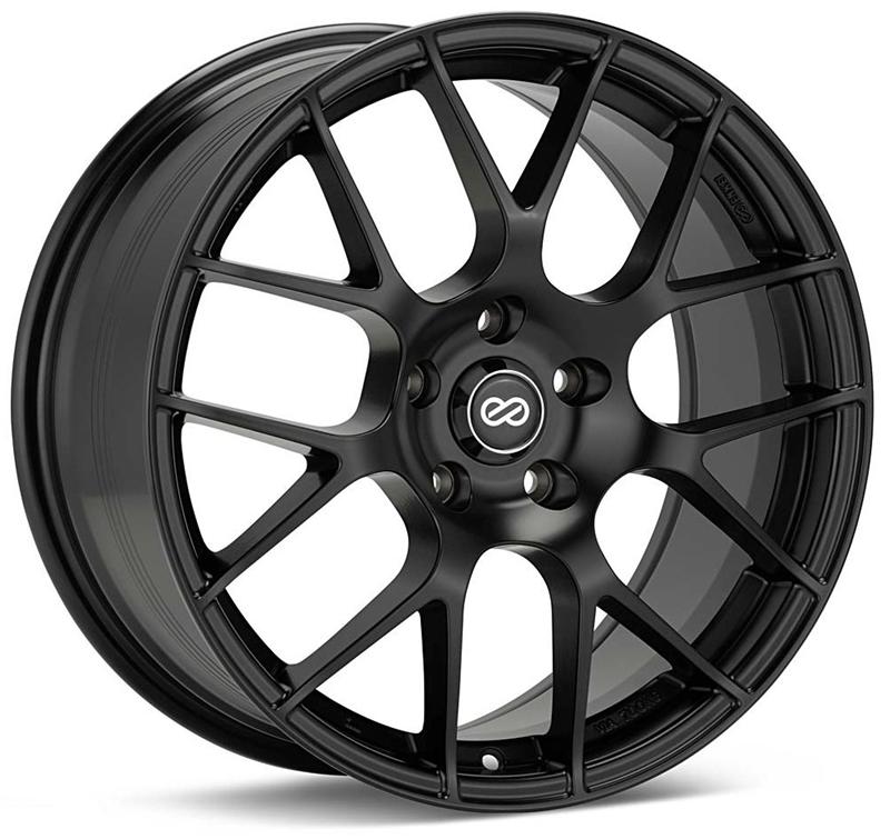 Enkei Raijin 18x9.5 35mm Offset 5x114.3 Bolt Pattern 72.6 Bore Dia Black Wheel