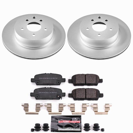 Power Stop 09-12 Infiniti EX35 Rear Z23 Coated Brake Kit