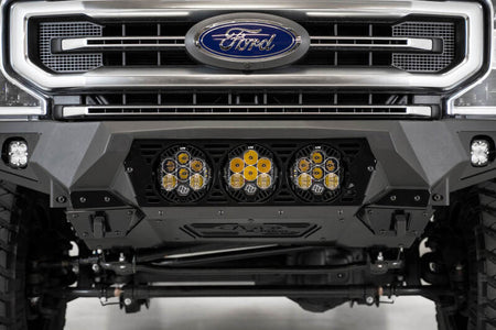 Addictive Desert Designs 17-20 Ford Super Duty Bomber Front Bumper w/ Mounts For 3 Baja Designs LP6s