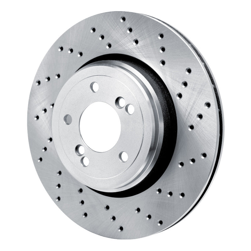 DFC 08-13 BMW M3 Right Rear Drilled Brake Rotor