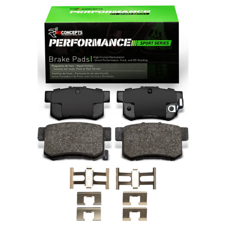 R1 00-13 Honda S2000 Rear Performance Sport Pads & Hardware Kit