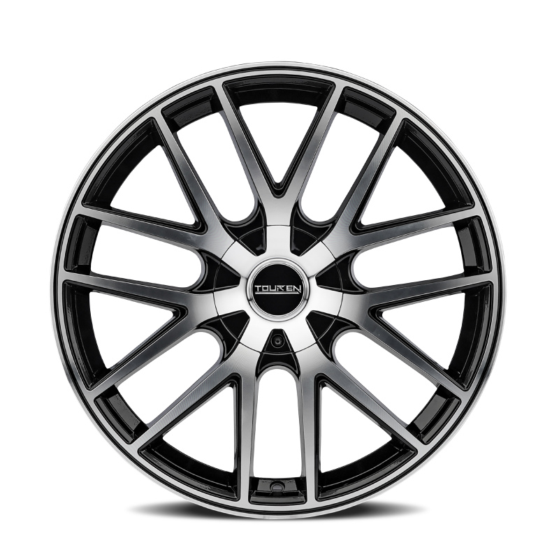 Touren 3260 TR60 16x7 / 5x100/114.3 BP / 42mm Offset / 72.62mm Hub Gloss Black Machined Wheel