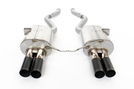 Dinan 08-13 BMW M3 (E92/E93) Free Flow Axleback Exhaust System - Black Tips
