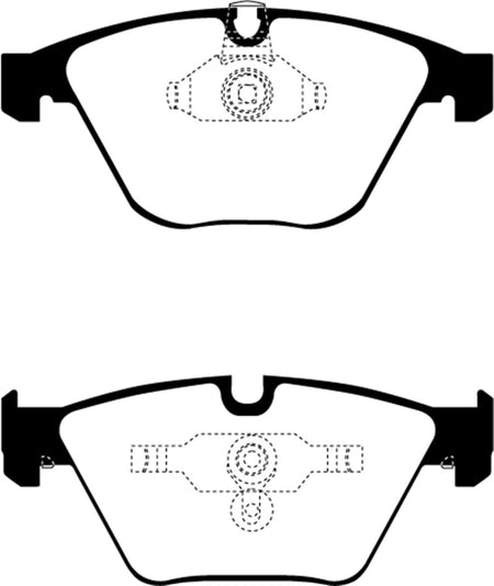 EBC 08-10 BMW M3 4.0 (E90) Redstuff Front Brake Pads