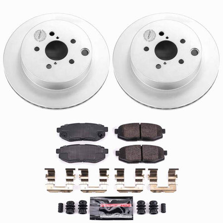 Power Stop 14-18 Subaru Forester Rear Z23 Coated Brake Kit