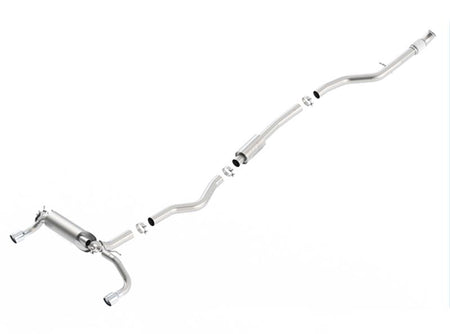 Borla 13-16 BMW 335i / 435i Atak Cat back SS 3.0in, 2.25in 3.5in Tip Single Rolled