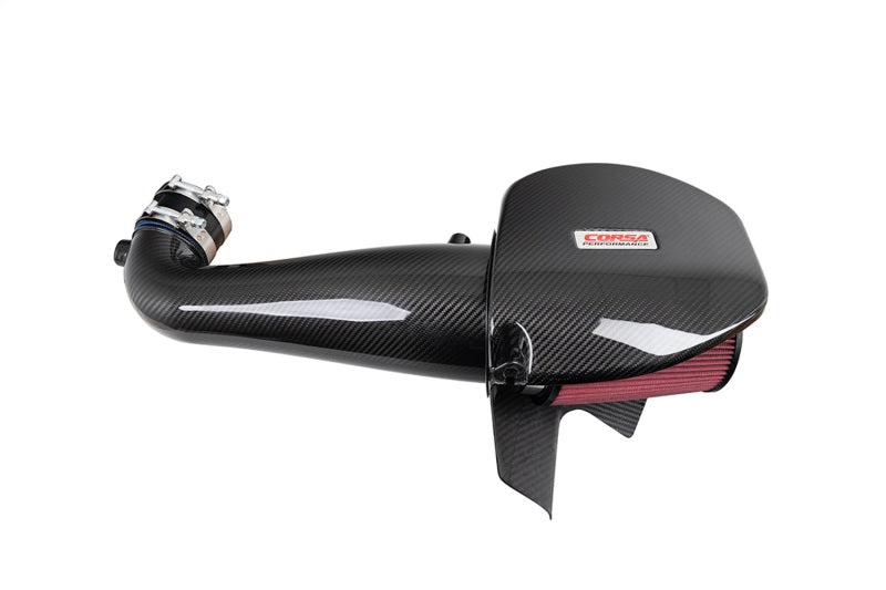 Corsa 11-23 Dodge Challenger/Charger 5.7L V8 Carbon Fiber Open Element Air Intake - Dry