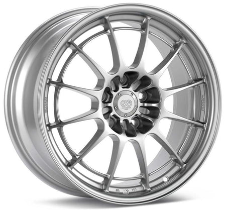 Enkei NT03+M 18X9.5 5x130 55mm Offset 71.6mm Bore Silver Wheel (MOQ 40)