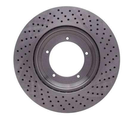 DFC 82-89 Porsche 911 Left Front Drilled Brake Rotor