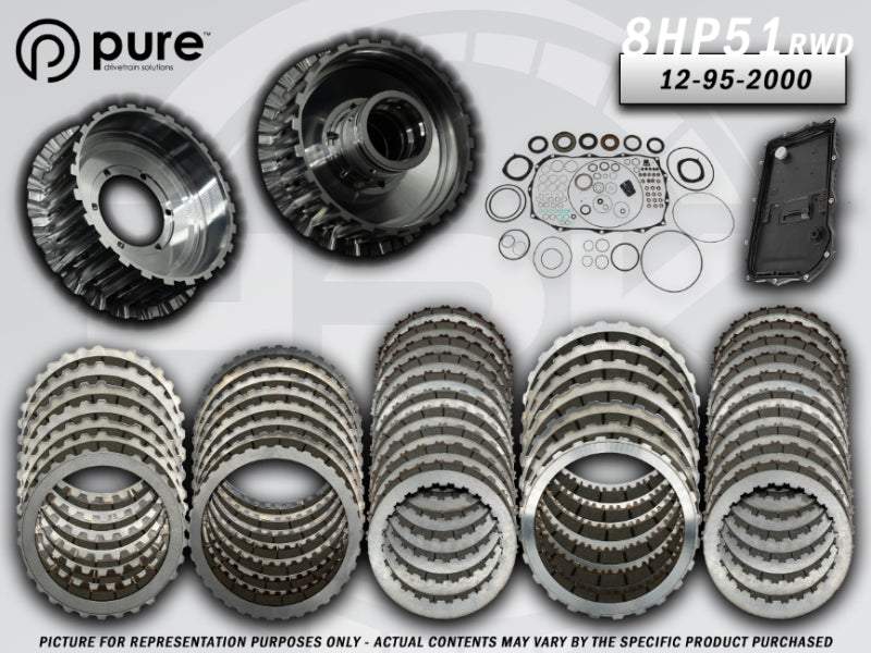 Pure Drivetrain 8HP51 High Performance Transmission Hard Parts Kit - RWD - Stage 2