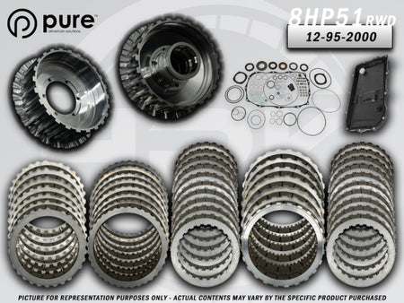 Pure Drivetrain 8HP51 High Performance Transmission Hard Parts Kit - RWD - Stage 2