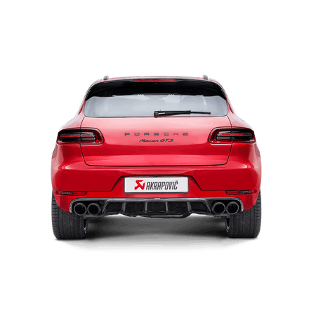 Akrapovic 2014 Porsche Macan Turbo (95B) Evolution Line Cat Back (Titanium) w/ Carbon Fiber Tips