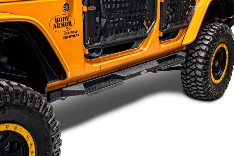 Body Armor 4x4 07-18 Jeep Wrangler JK 4 Door Rocksteps Side Steps