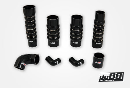 do88 00-02 Audi RS4 Quattro 2.7L BiTurbo (B5) Pressure Hoses - Black